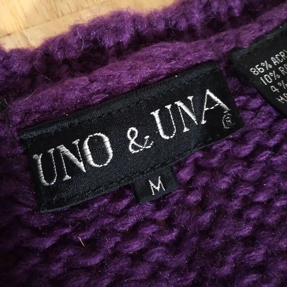 Vintage Uno & Una Abstract Geometric Color Block V-Neck Sweater Vest - Picture 4 of 8